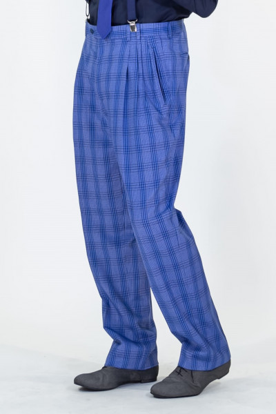 Pantalone Cabeceo madras bluette